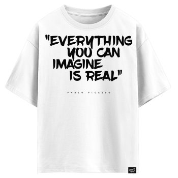 Pablo Picasso - Everything you can imagine is real (оверсайз футболка)
