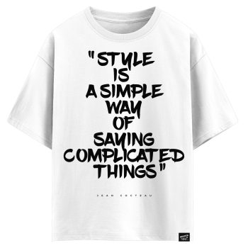 Jean Cocteau - Style is a simple way of saying complicated things (оверсайз футболка)