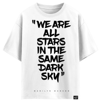 Marilyn Manson - We are all stars in the same dark sky (оверсайз футболка)