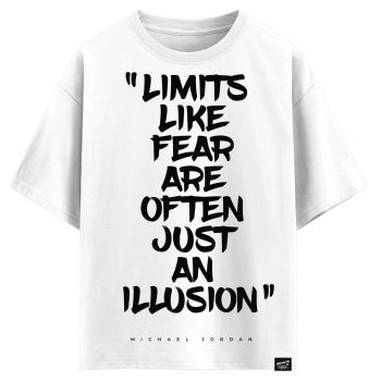 Michael Jordan - Limits, like fear are often just an illusion (оверсайз футболка)