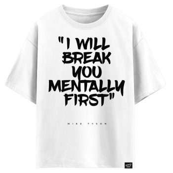 Mike Tyson -  I will break you mentally first (оверсайз футболка)