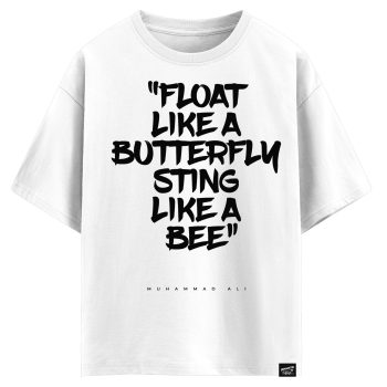 Muhammad Ali - Float like a butterfly (оверсайз футболка)