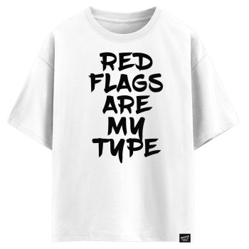 Red flags are my type(оверсайз футболка)