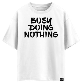 Busy doing nothing (оверсайз футболка)