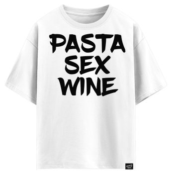 Pasta sex wine (оверсайз футболка)