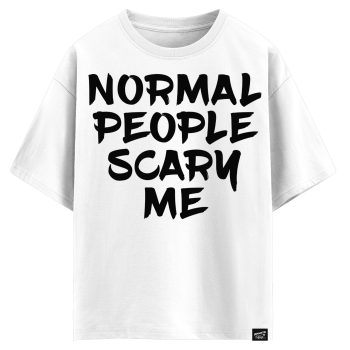 Normal people scary me (оверсайз футболка)