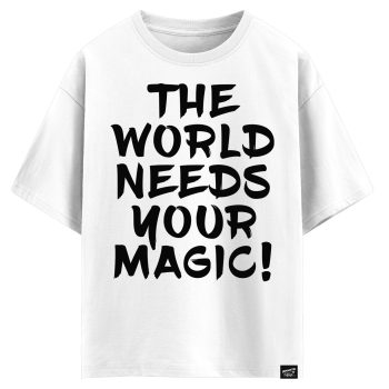 The world needs your magic (оверсайз футболка)
