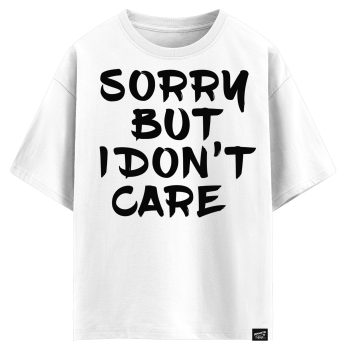 Sorry, but I don’t care  (оверсайз футболка)