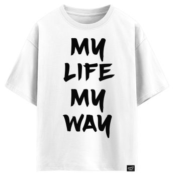 (Копія)MY LIFE - MY WAY (оверсайз футболка)