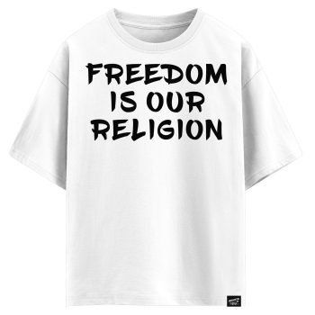 Freedom is our religion (оверсайз футболка)